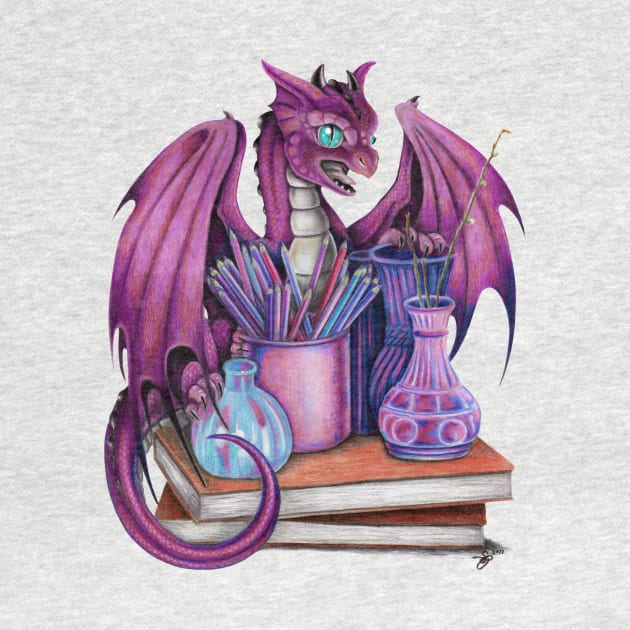 Artist's Pet Pink Dragon by Sandra Staple